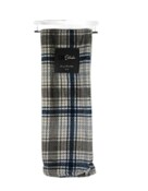 Wholesale - 50"x70" PLAID PRINT JAQUARD THROW ON HANGER, UPC: 194382142677
